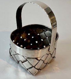 Cartier Sterling Silver Cestino intrecciato lavorato a mano