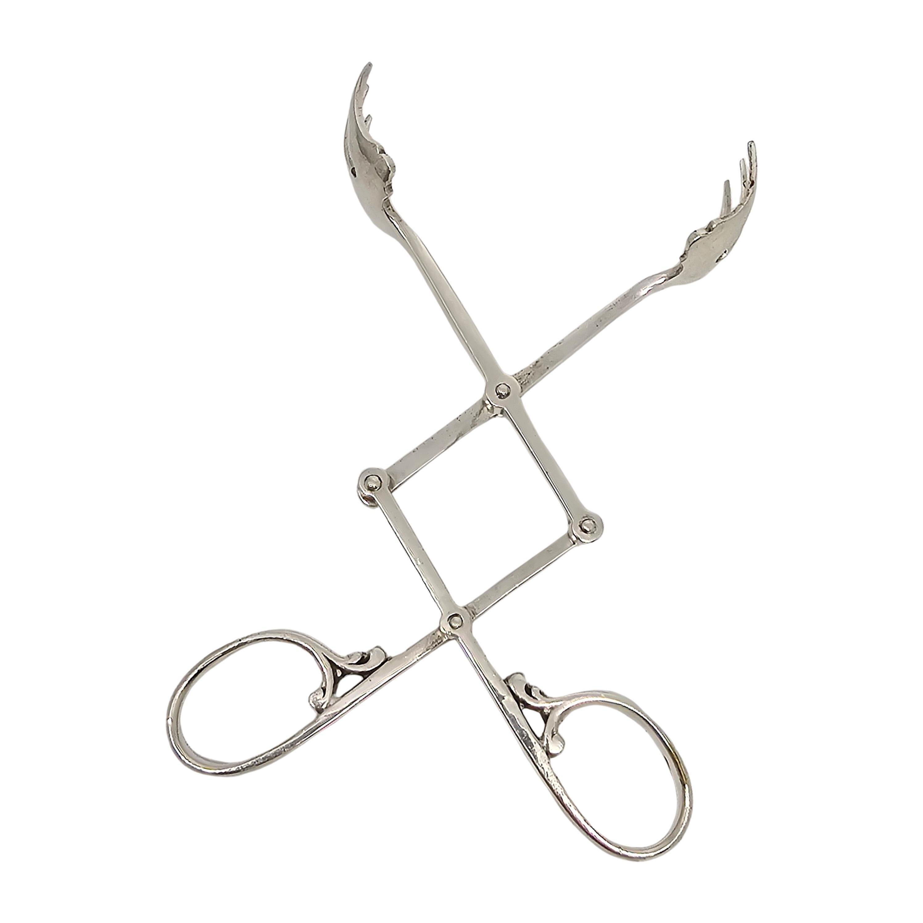 Cartier Sterling Silver Ice Tongs 2232-1 #18801 1