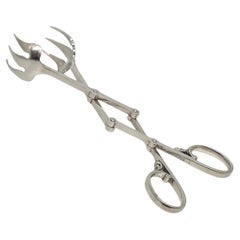 Cartier Sterling Silver Ice Tongs 2232-1 #18801