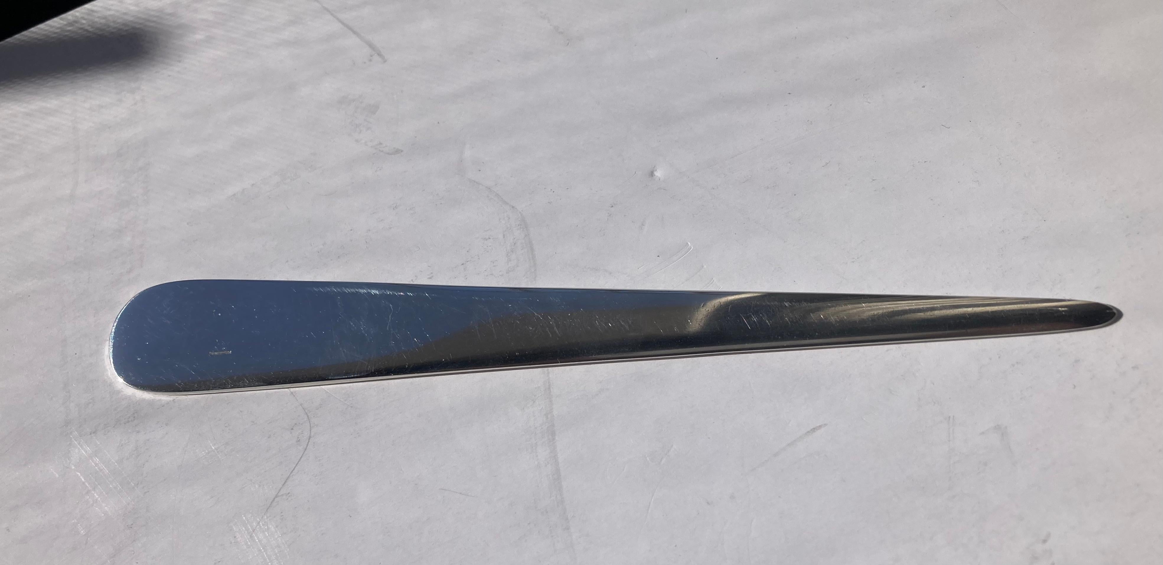 French Cartier sterling silver letter opener  For Sale