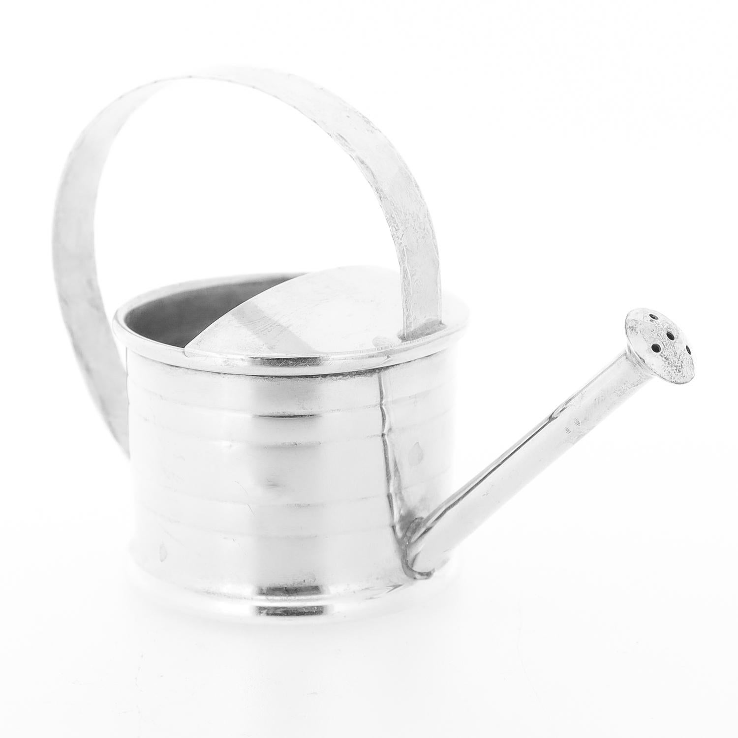 Cartier Sterlingsilber Martini-Cocktail-Figuren-Wasserkanne mit Vermouth-Tropfen 4