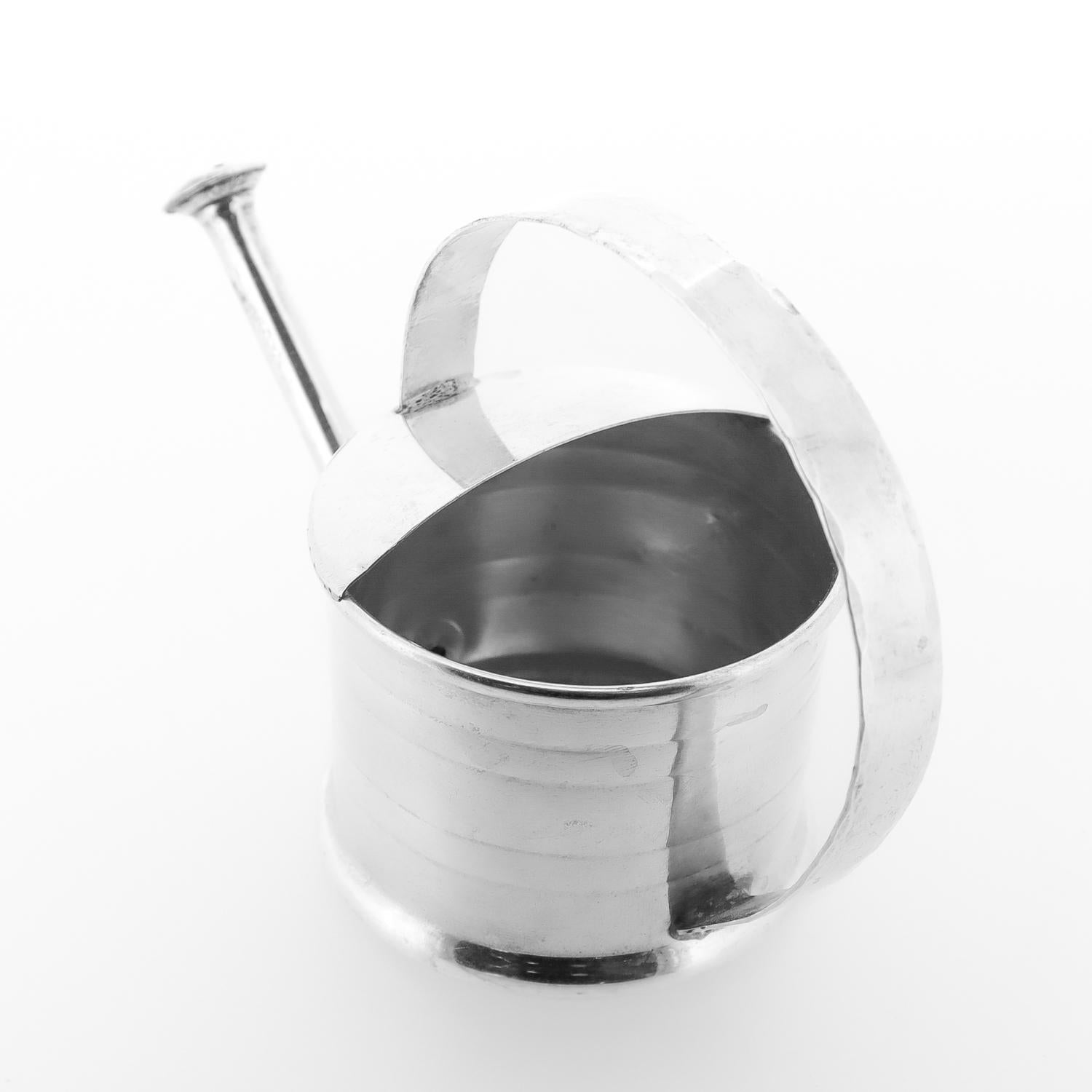 Cartier Sterlingsilber Martini-Cocktail-Figuren-Wasserkanne mit Vermouth-Tropfen 6