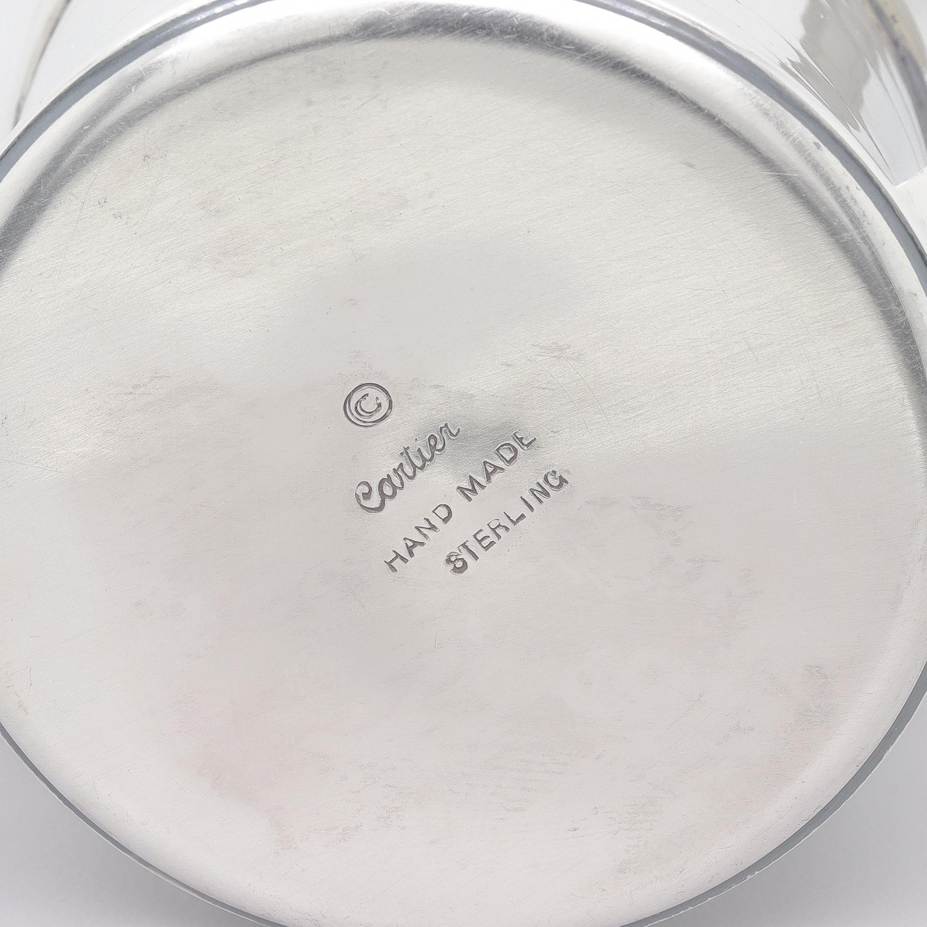 Cartier Sterling Silver Martini Cocktail Figural Watering Can Vermouth Dropper For Sale 10