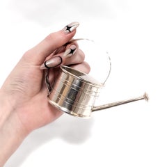 Cartier Plata de Ley Cóctel Martini Figural Regadera Vermouth Gotero