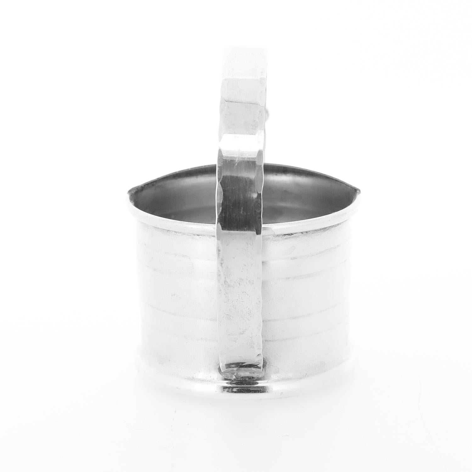 Cartier Sterlingsilber Martini-Cocktail-Figuren-Wasserkanne mit Vermouth-Tropfen 1
