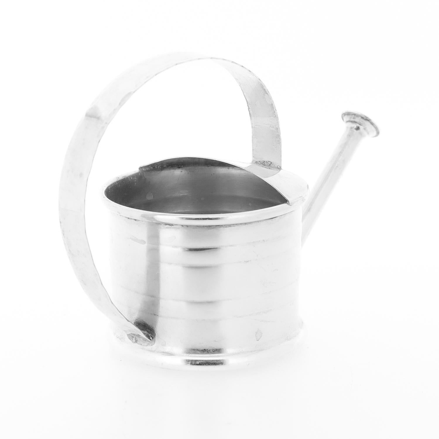 Cartier Sterlingsilber Martini-Cocktail-Figuren-Wasserkanne mit Vermouth-Tropfen 2