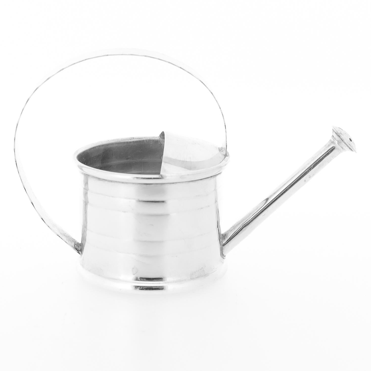 Cartier Sterlingsilber Martini-Cocktail-Figuren-Wasserkanne mit Vermouth-Tropfen 3