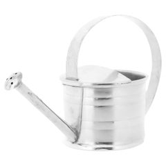 Cartier Sterling Silver Martini Cocktail Figural Watering Can Vermouth Dropper
