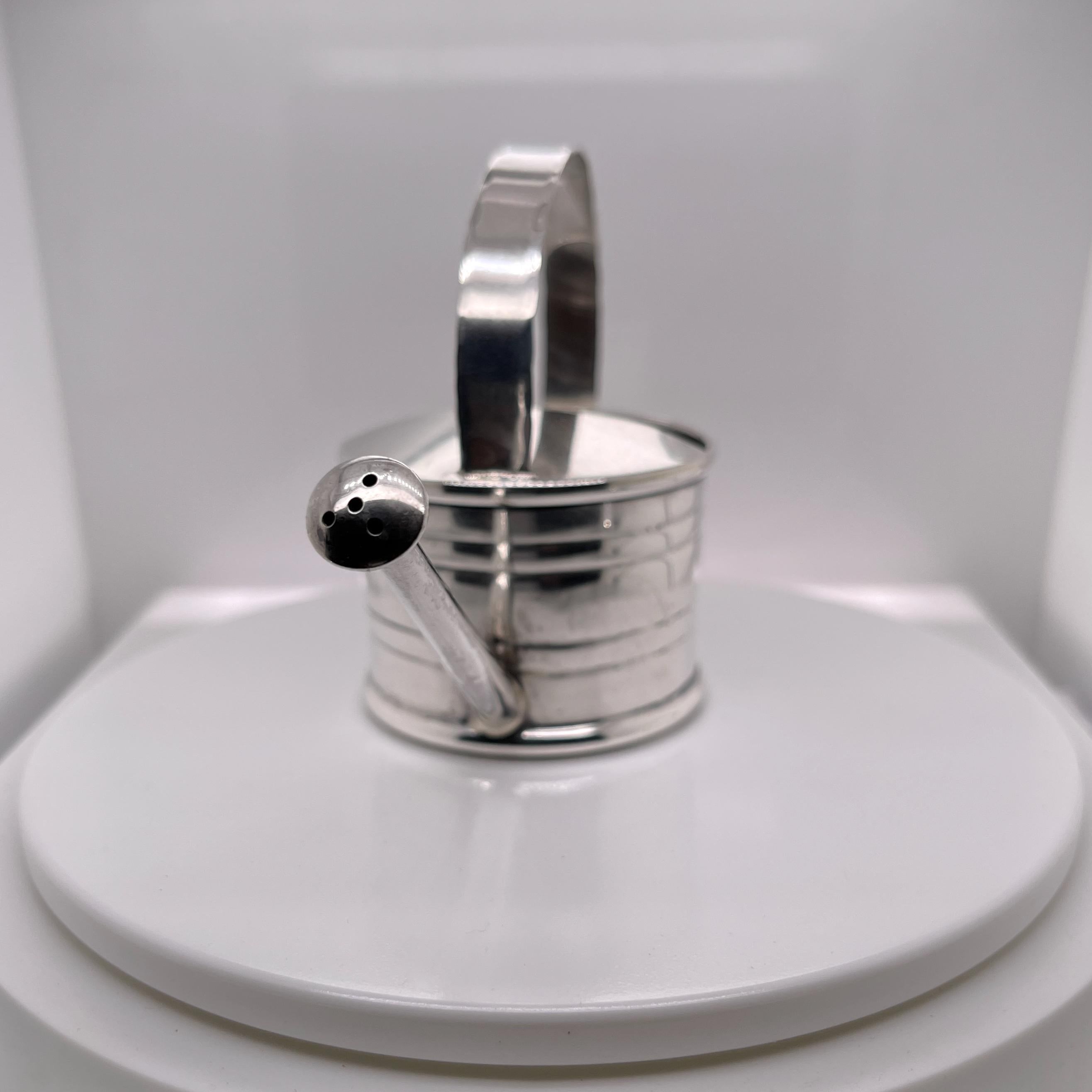 Cartier Sterling Silver Martini or Cocktail 'Watering Can' Vermouth Dropper 2