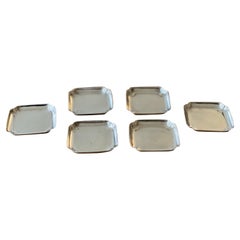 Piastre per dadi e burro in argento sterling di Cartier, marcate
