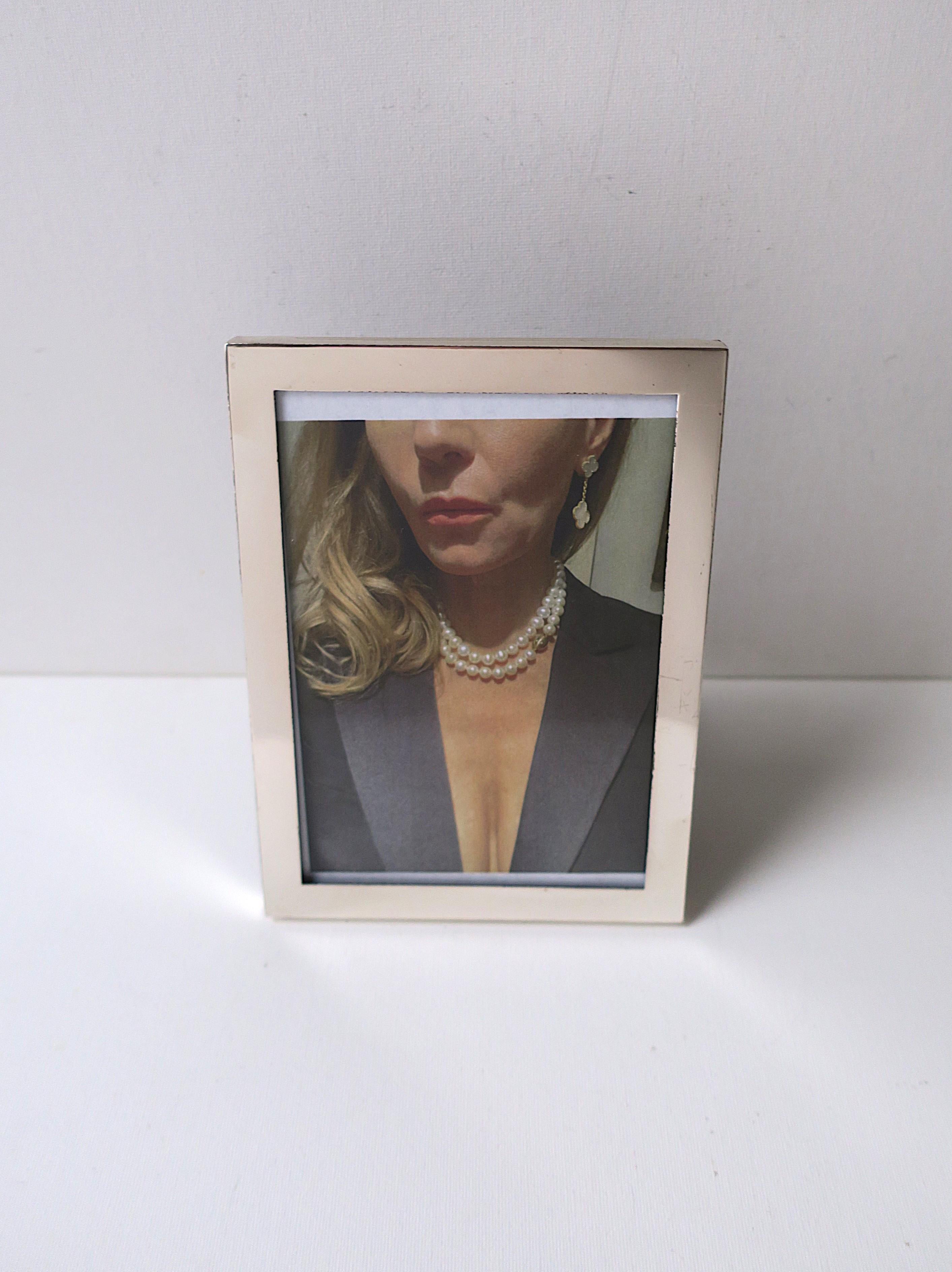 Cartier Bilderrahmen aus Sterlingsilber (Französisch) im Angebot
