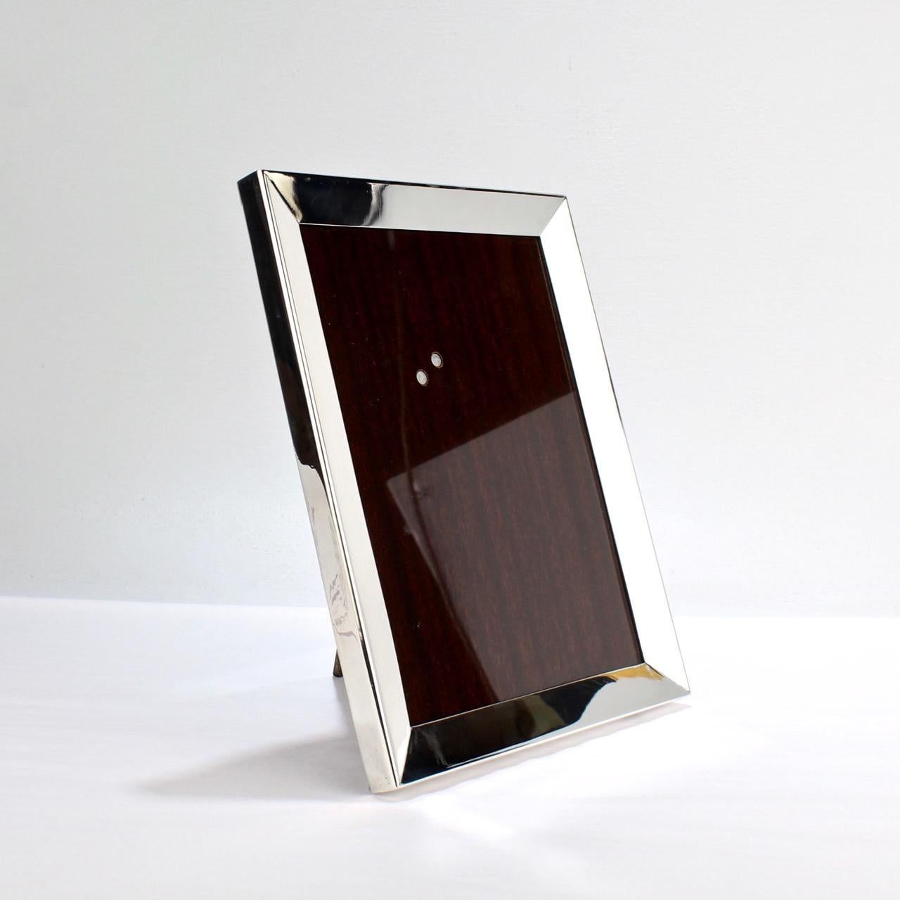 Art Deco Cartier Sterling Silver Picture or Photo Frame