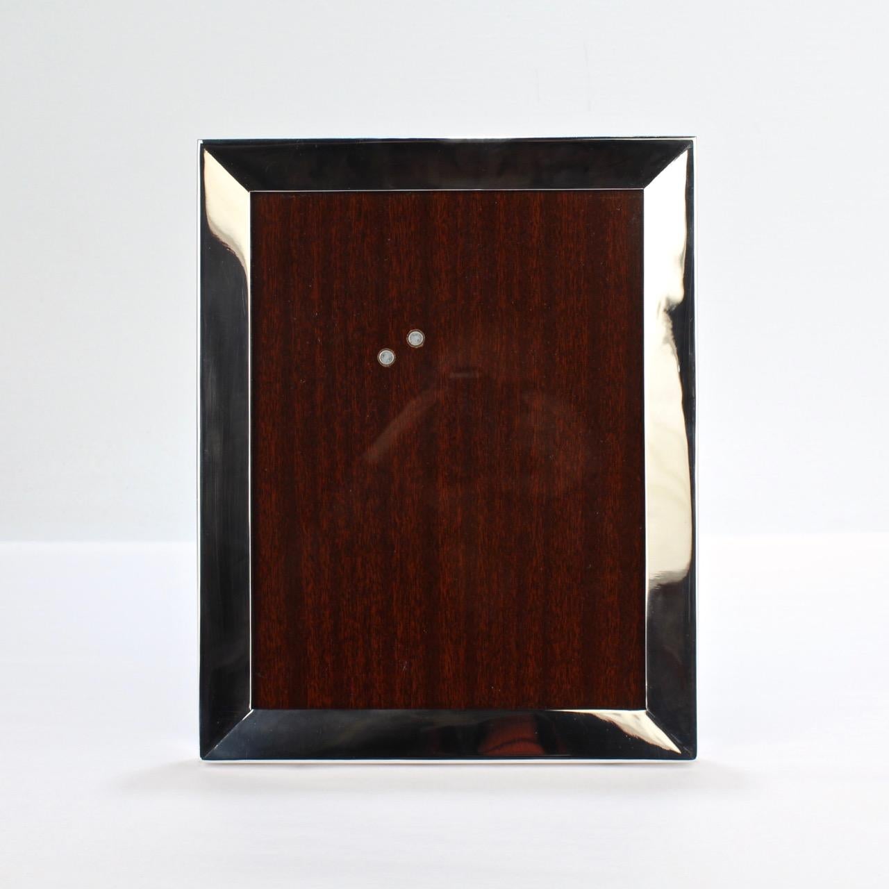Cartier Sterling Silver Picture or Photo Frame In Good Condition In Philadelphia, PA