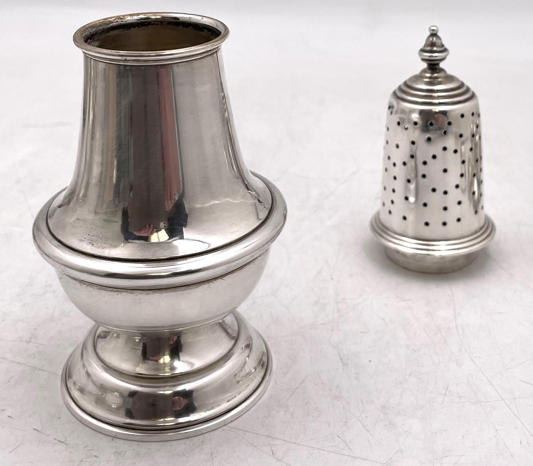 Cartier Sterling Silver Sugar Shaker/ Muffineer Paul Revere Reproduction In Good Condition For Sale In New York, NY