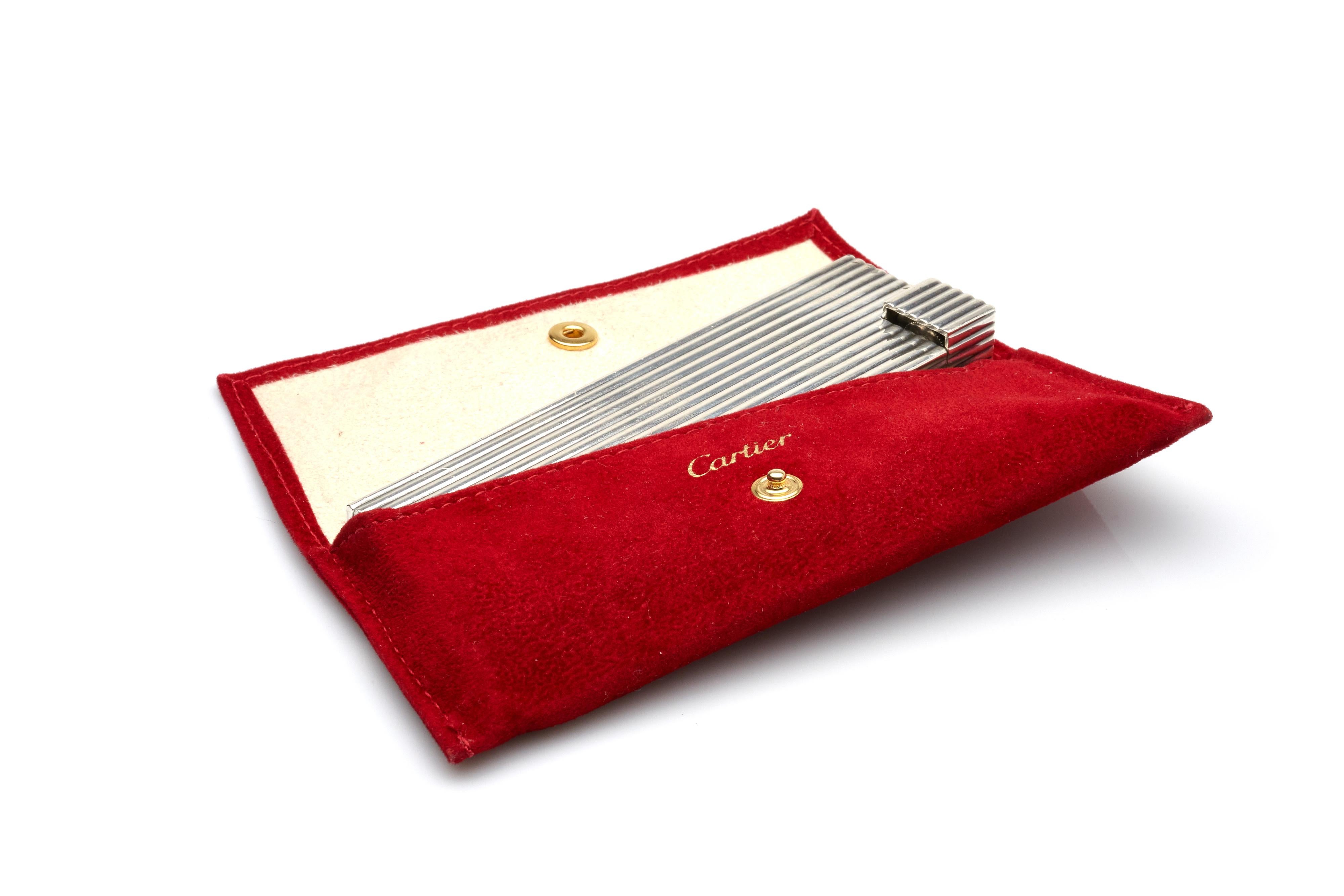 Briquet de table Cartier en argent sterling:: années 1930 Excellent état à New York, NY