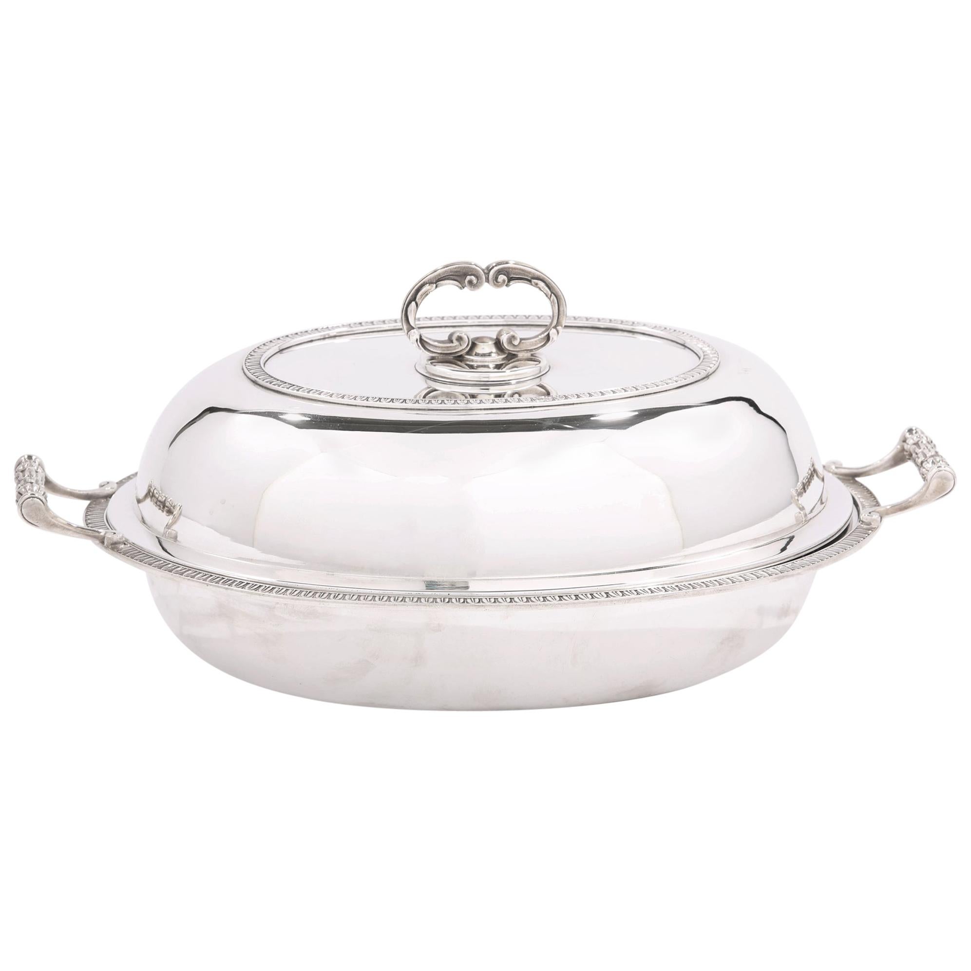 Cartier Sterling Silver Tableware Covered Dish