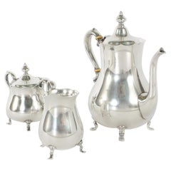 Cartier Sterling Silver Tea / Coffee Service, Set of 3