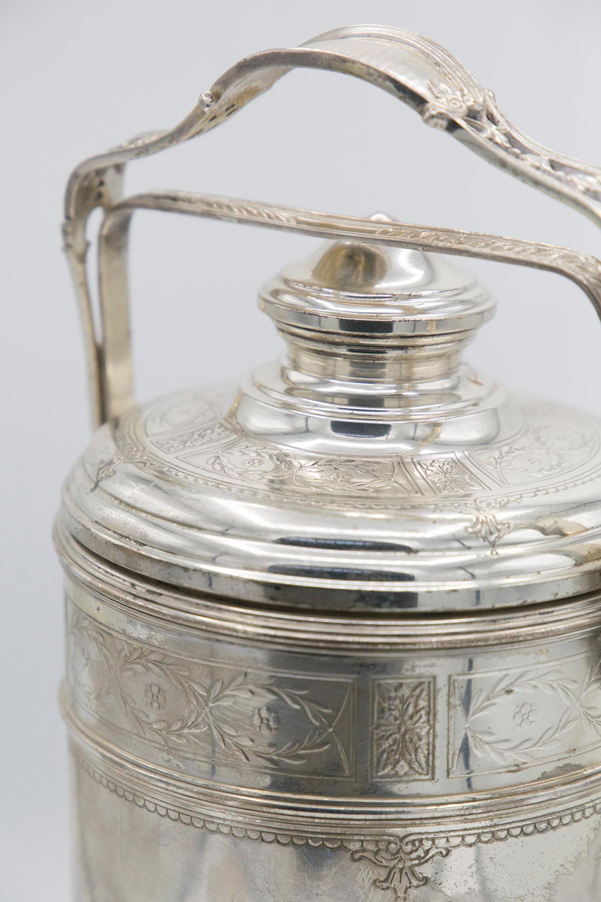 Early 20th Century Cartier Sterling Silver Thermos, Branded For Sale