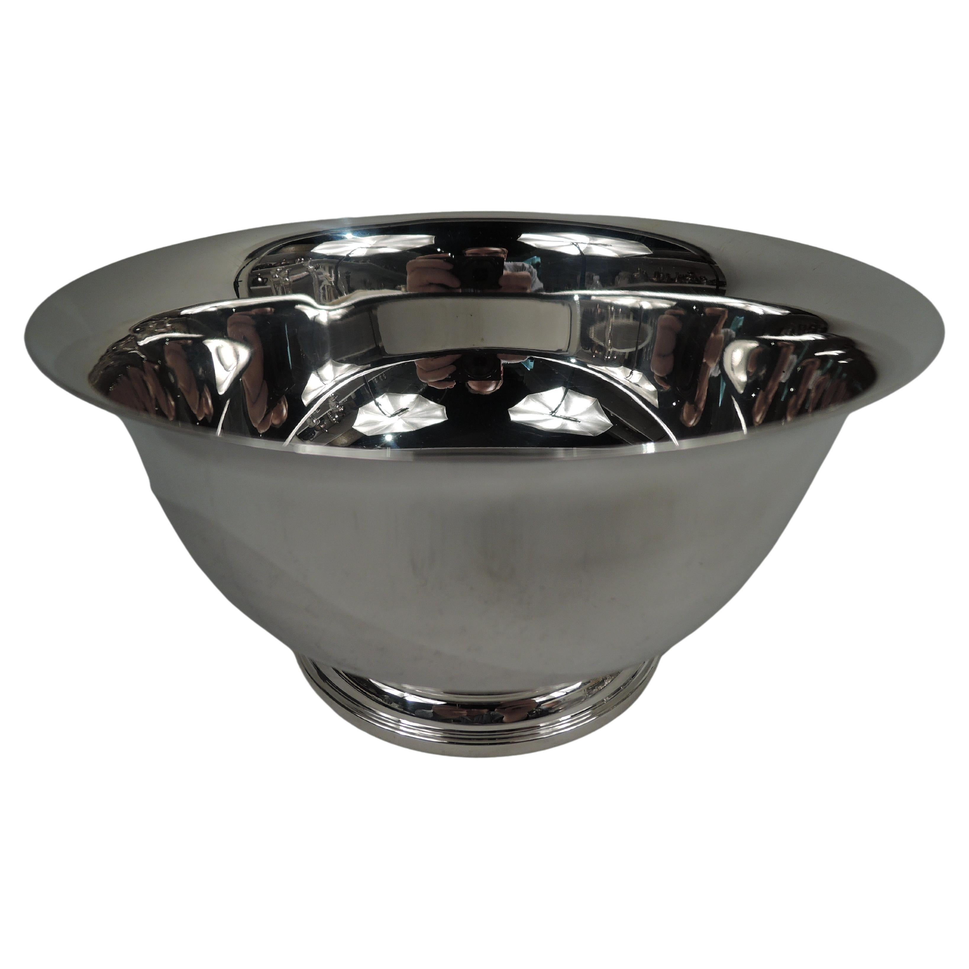 Cartier Sterling Silver Traditional Revere Bowl For Sale