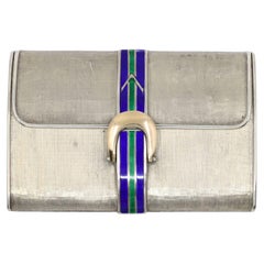 Cartier Sterling Siver Enamel Box