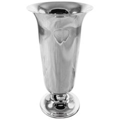 Cartier Sterling Vase