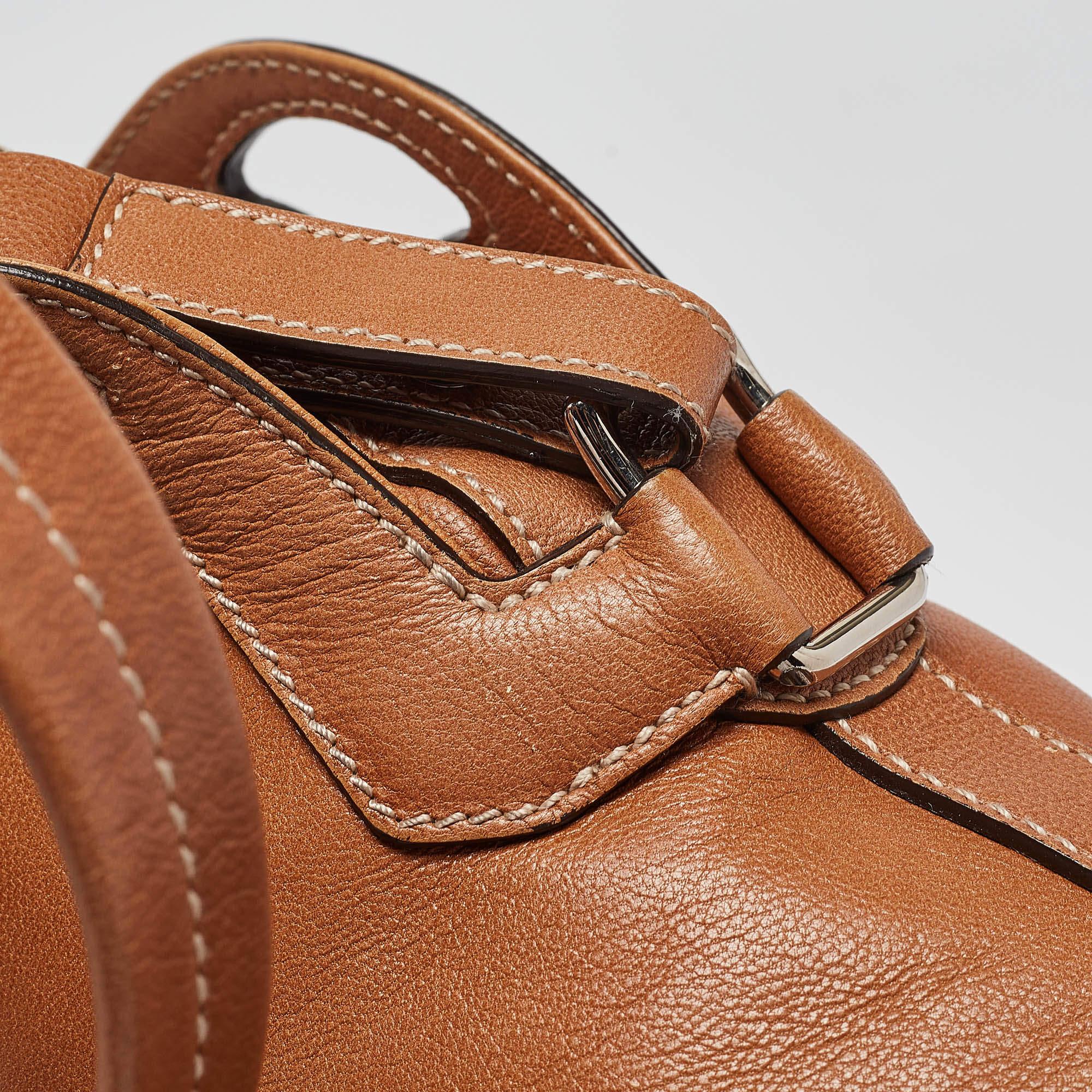 Women's Cartier Tan Leather Marcello de Cartier Satchel