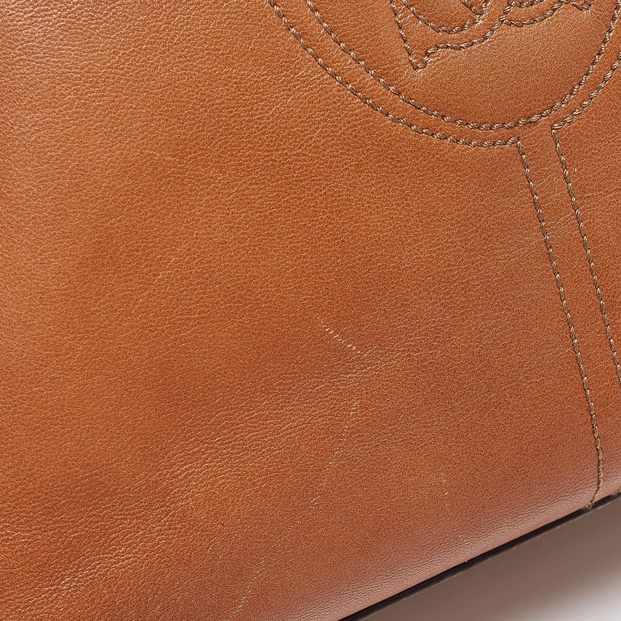 Cartier Tan Leather Marcello de Cartier Satchel 3