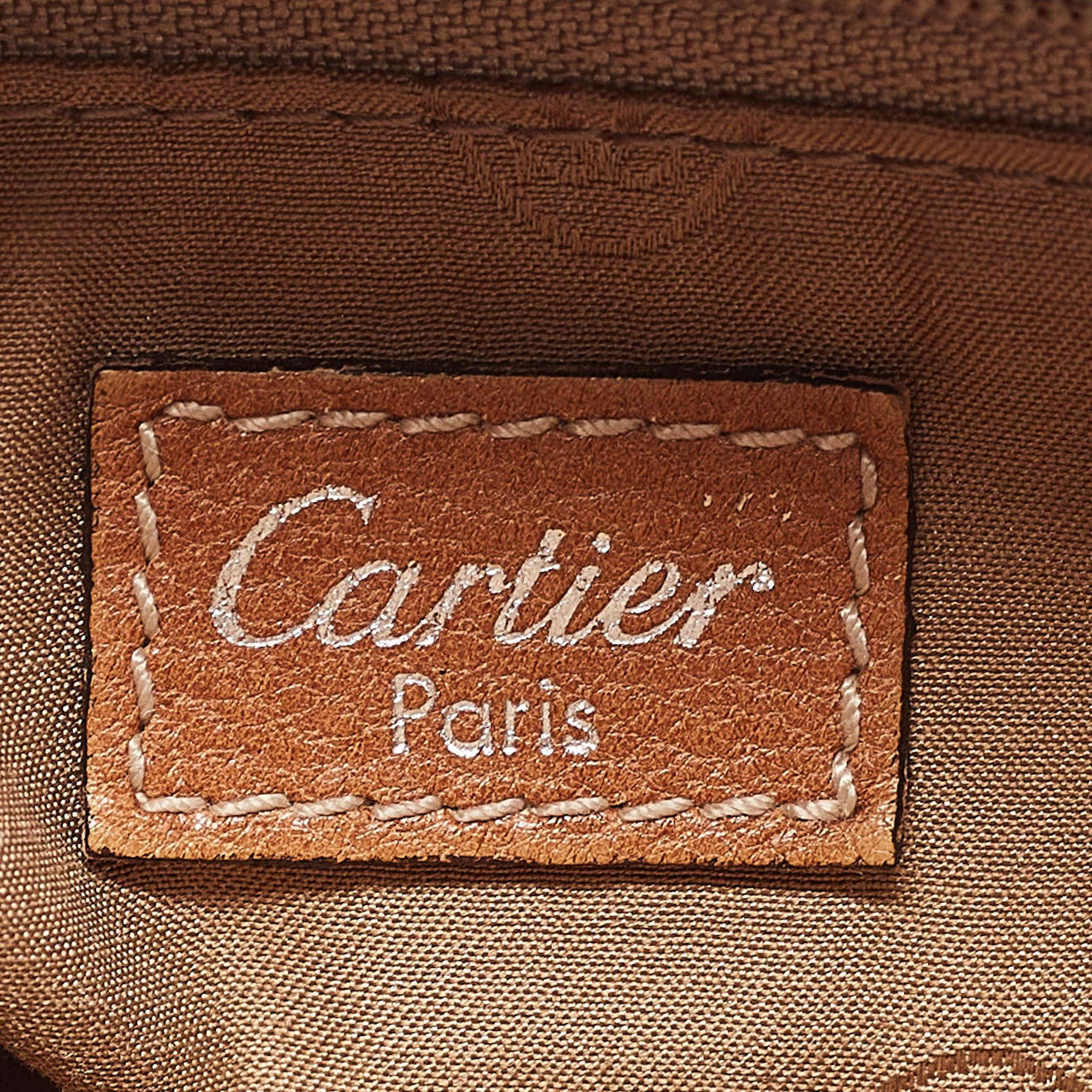 Cartier Tan Leather Marcello de Cartier Satchel 4