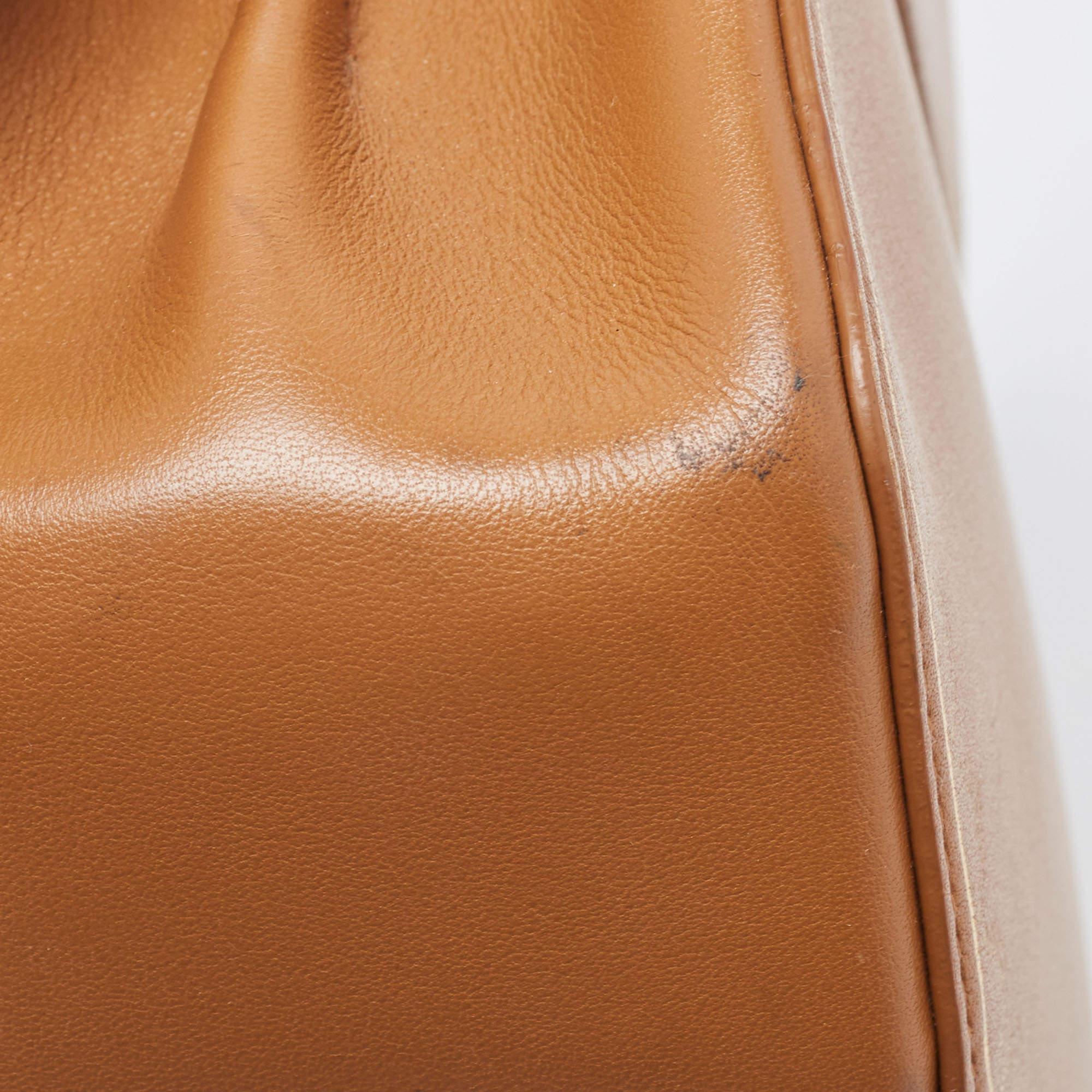 Cartier Tan Leather Mini Guirlande De Cartier Top Handle Bag 6