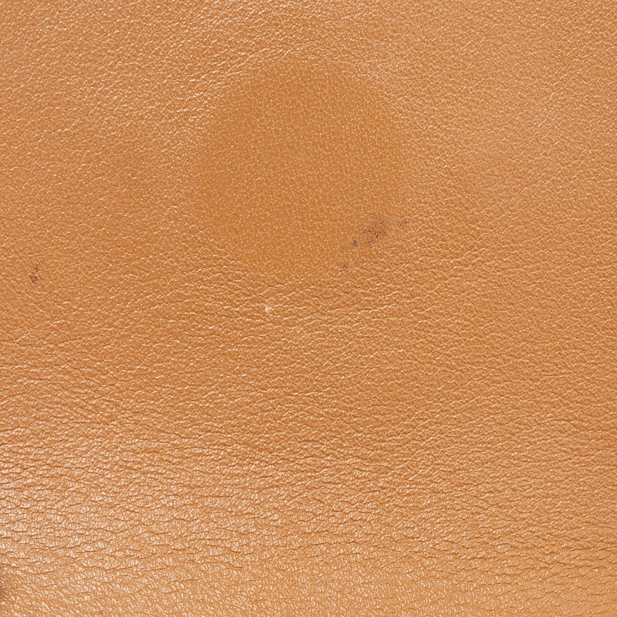 Cartier Tan Leather Mini Guirlande De Cartier Top Handle Bag 1