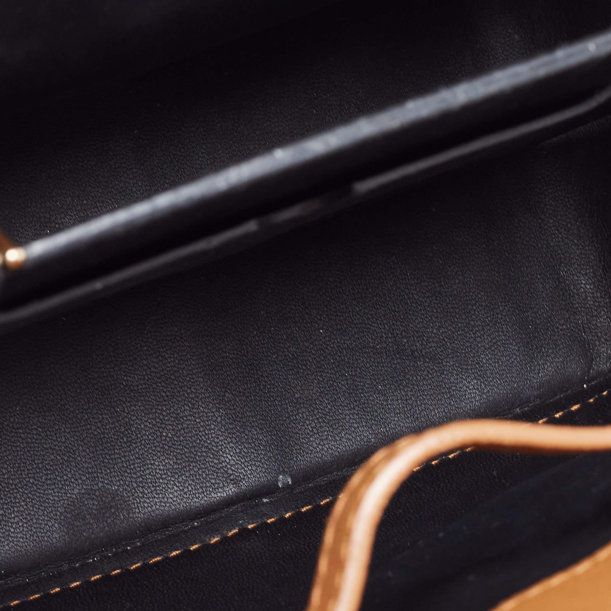 Cartier Tan Leather Mini Guirlande De Cartier Top Handle Bag 4