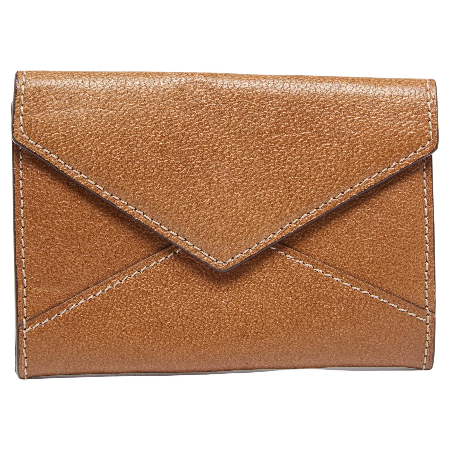Cartier Tan Leather Must de Cartier Card Case