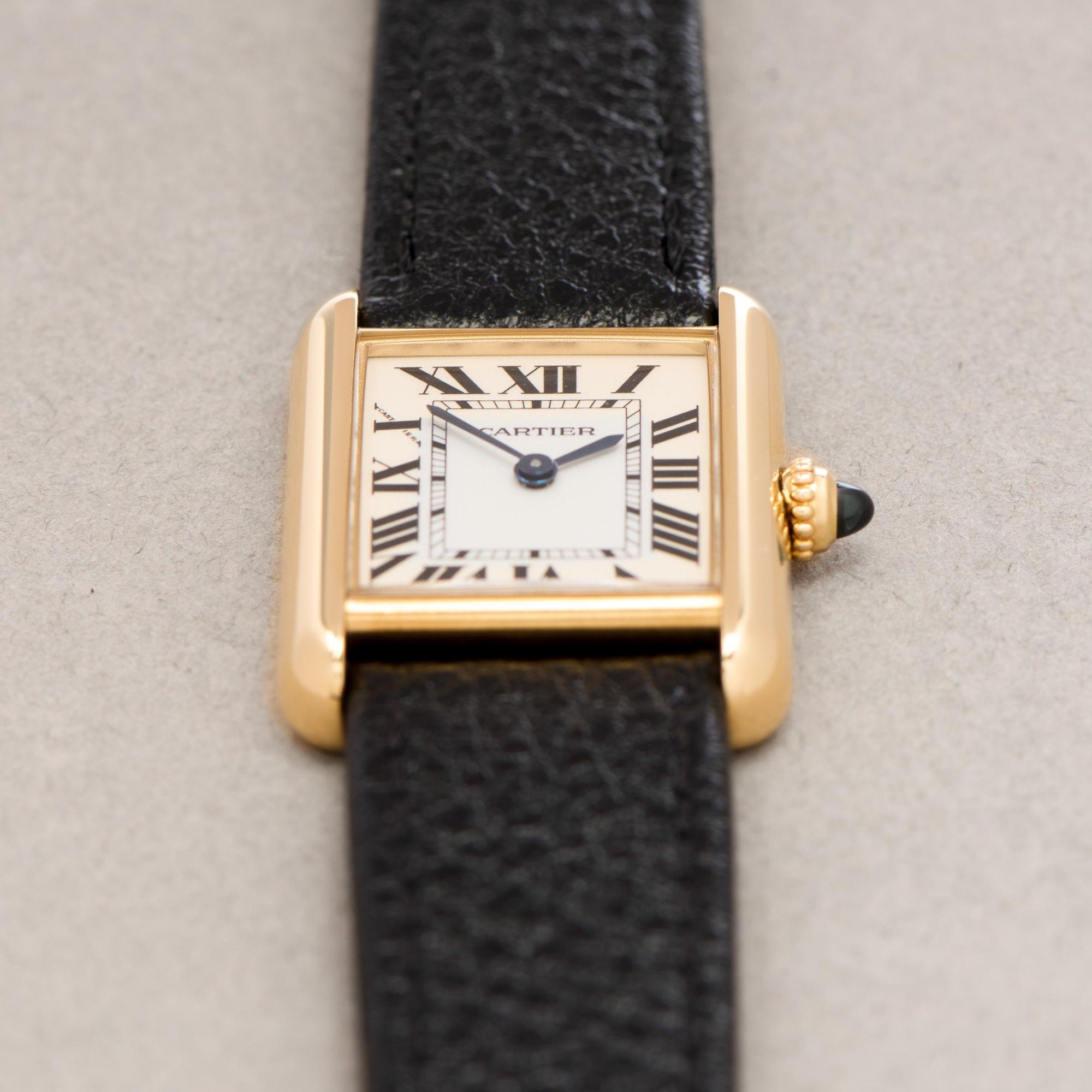 Cartier: Uhr Cartier Tank 0 2442 Unisex Gelbgold 0 5