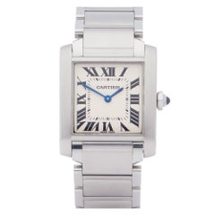 Cartier Tank 0 3751 Ladies Stainless Steel 0 Watch