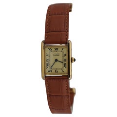 Orologio Cartier Tank 1615 Argental al quarzo  24 mm Swiss Made