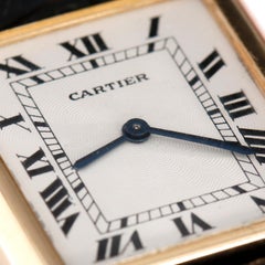 Cartier Tank 18K Yellow Ladies Watch