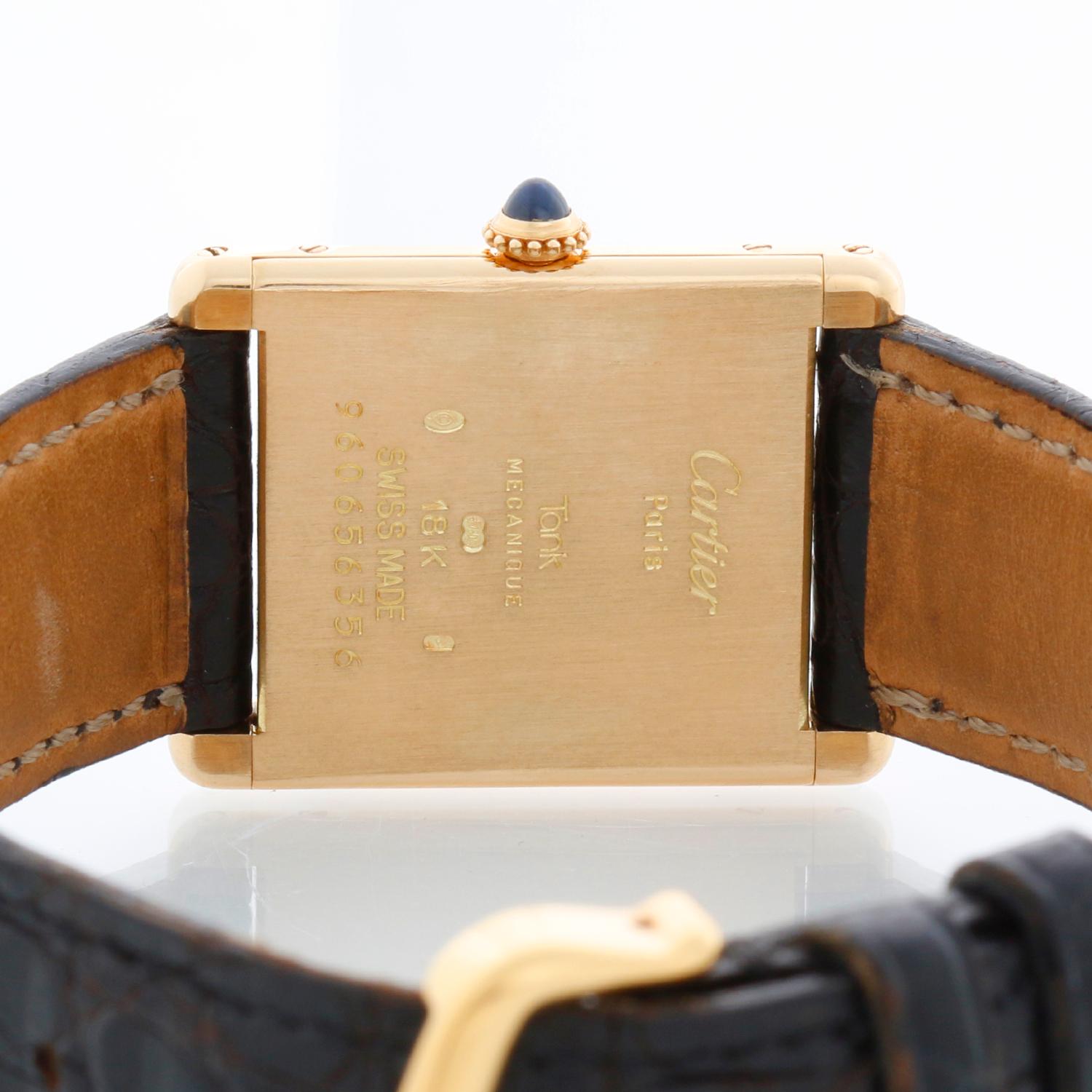 Orologio da donna Cartier Tank 18K Yellow in vendita 1