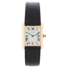Cartier Tank 18K Yellow Ladies Watch