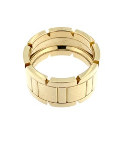 Cartier "TANK" 18karat Yellow Gold Band Ring Large Model