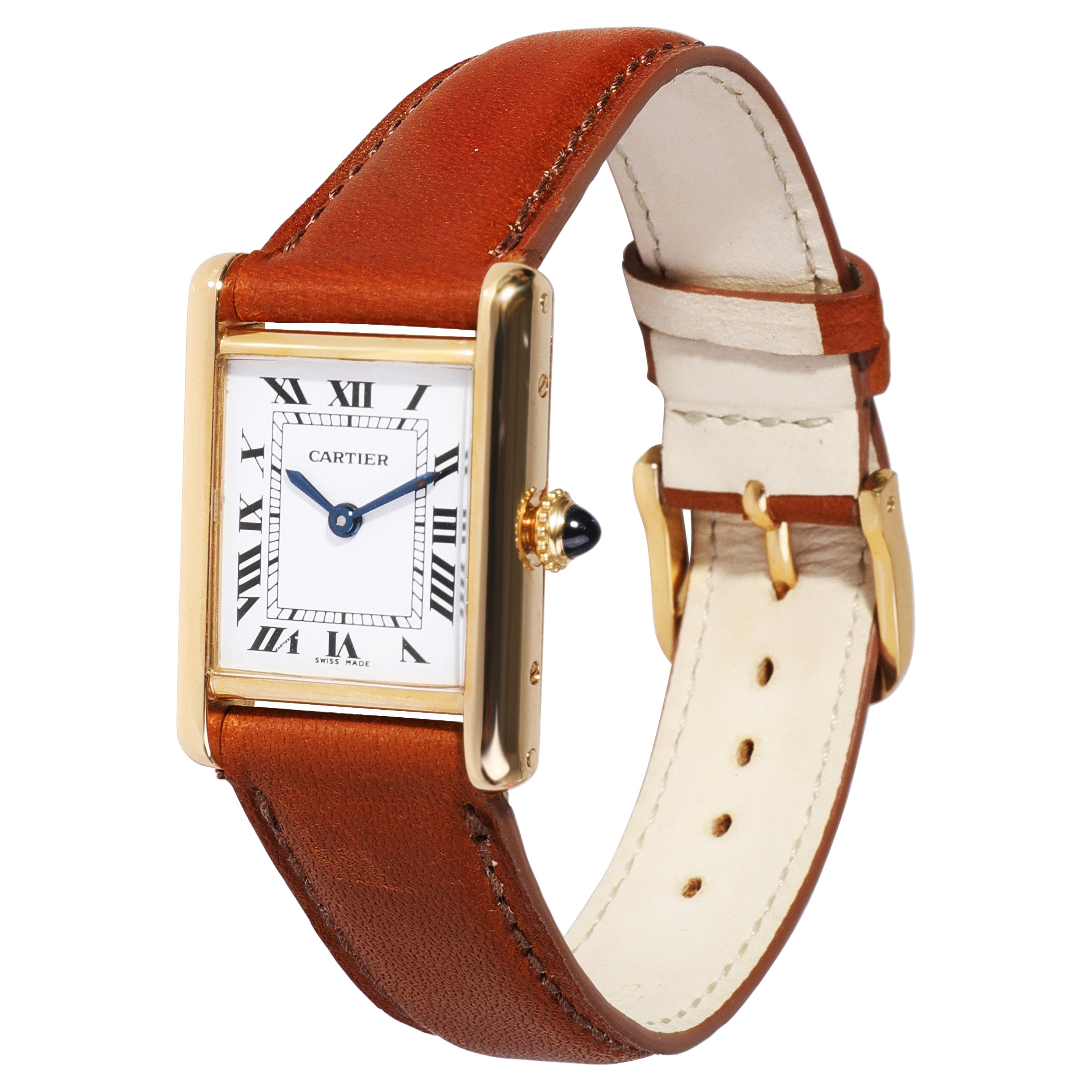 Cartier Tank 78087 Women
s Watch in 18kt Yellow Gold