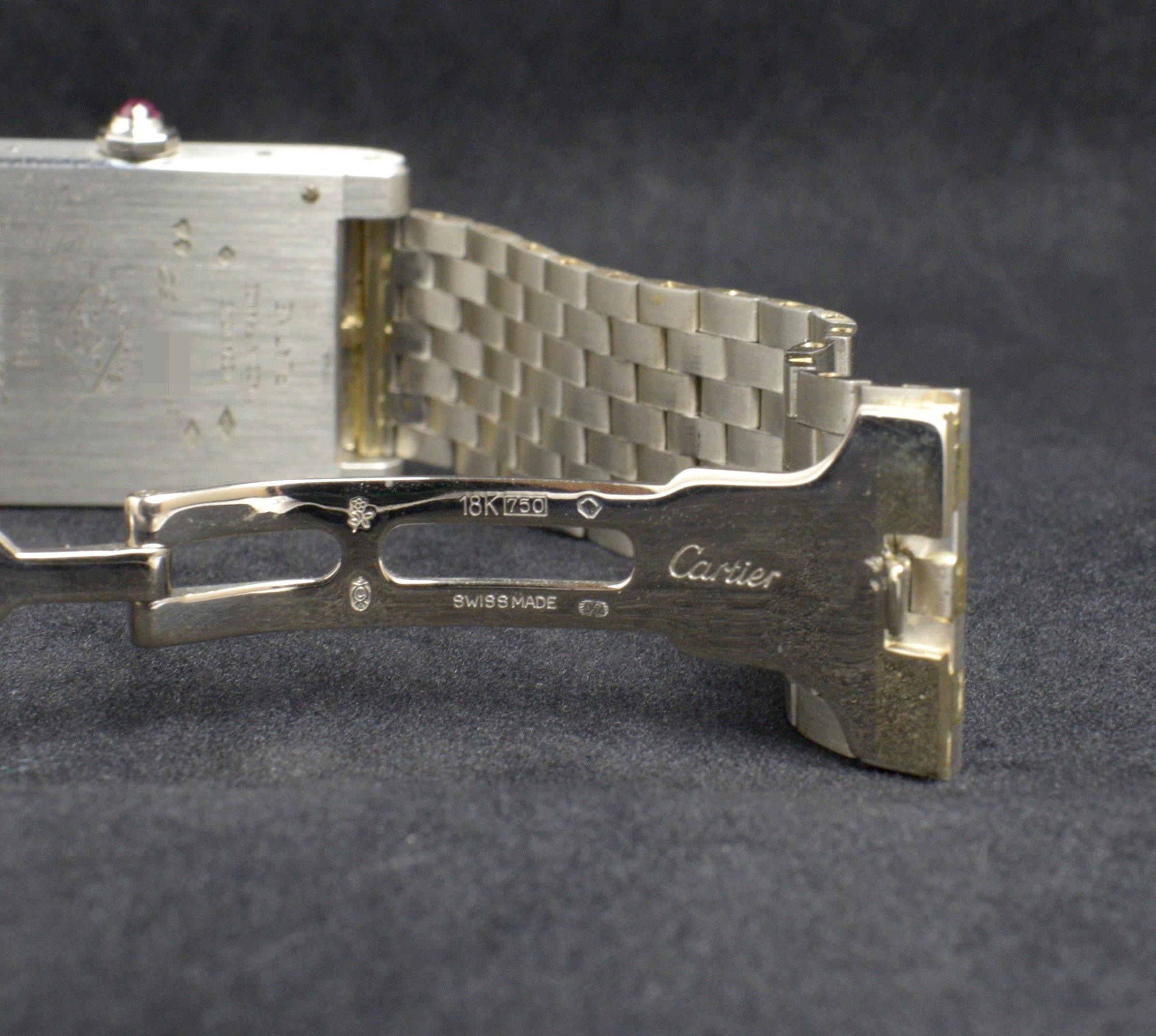 Cartier Tank à Guichets 150th Anniversary CPCP Platinum Jump Hour Limited, 1997 2