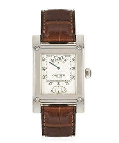 Cartier Tank À Vis CPCP Weißgold 2554 Uhr