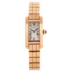 Cartier Tank Allongee Laniere Orologio al quarzo Oro Rosa 14