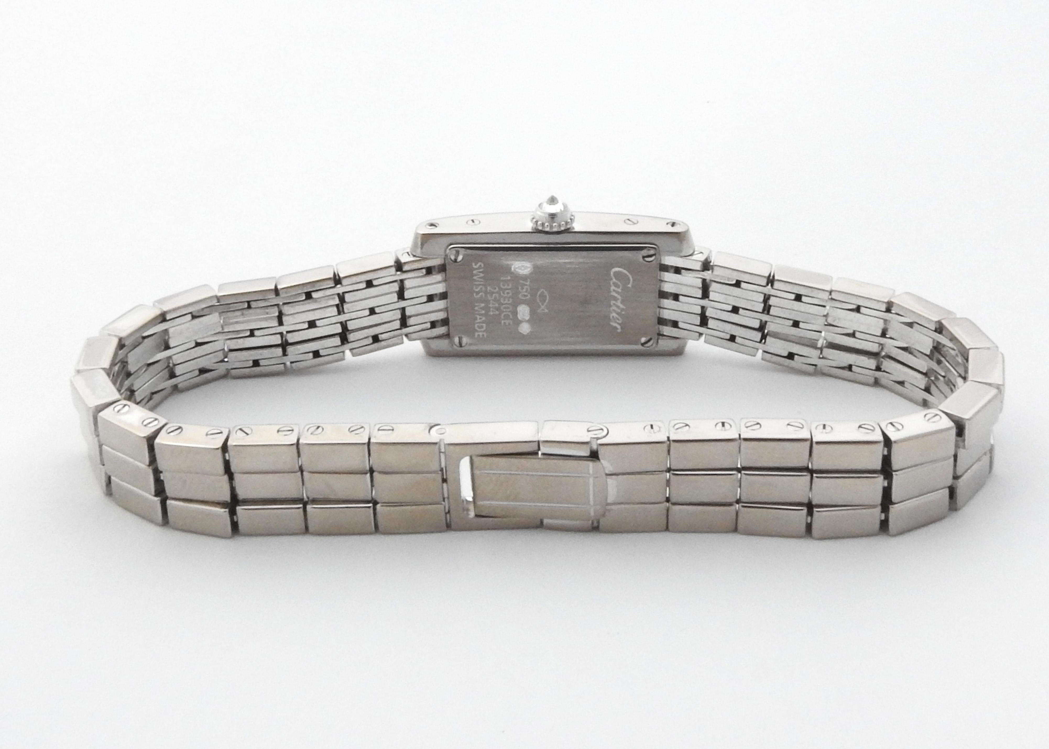 cartier tank metal band