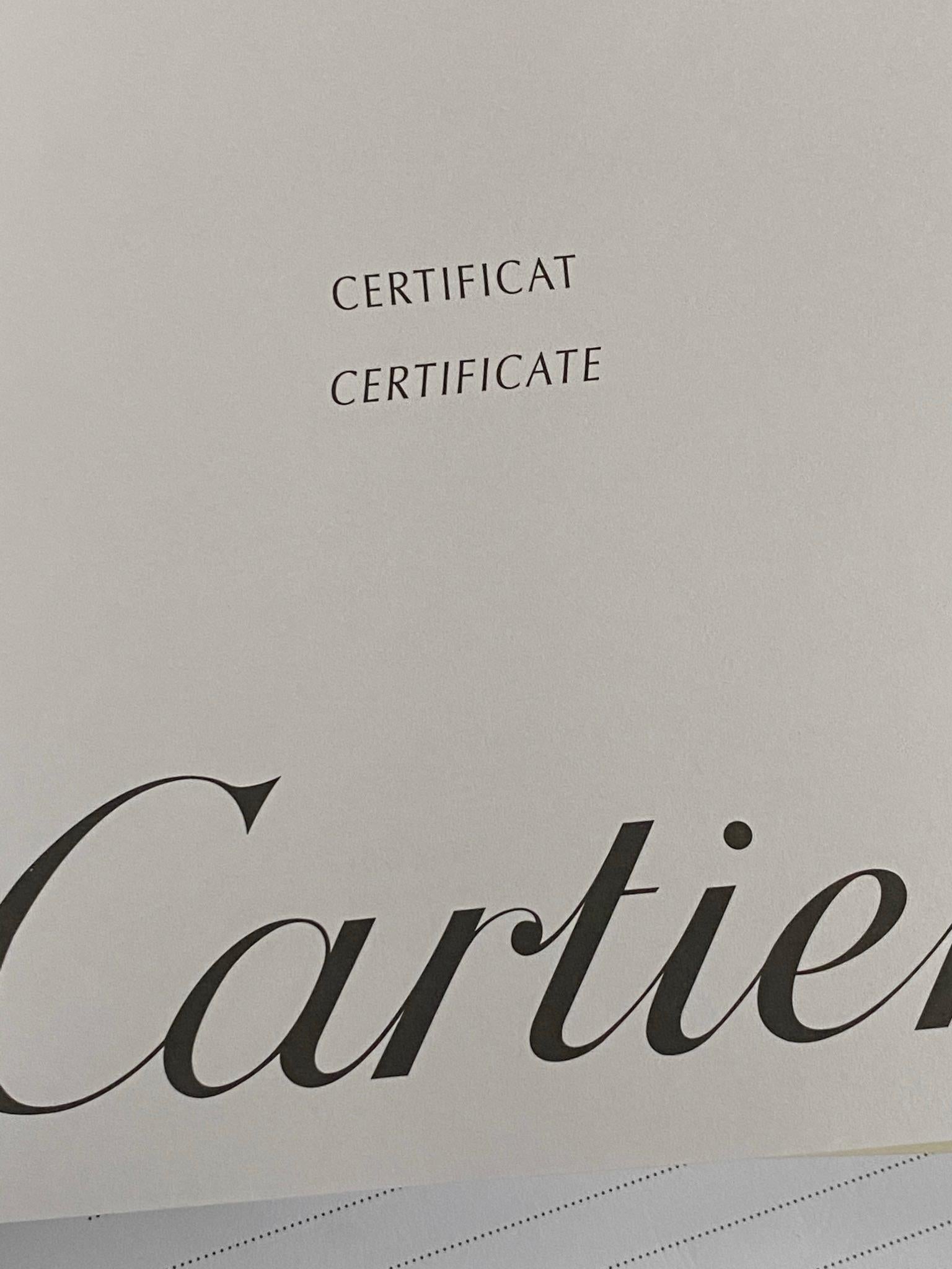 Cartier:: Tank American Diamonds:: Gelbgold:: Lederarmband:: WB705631 5