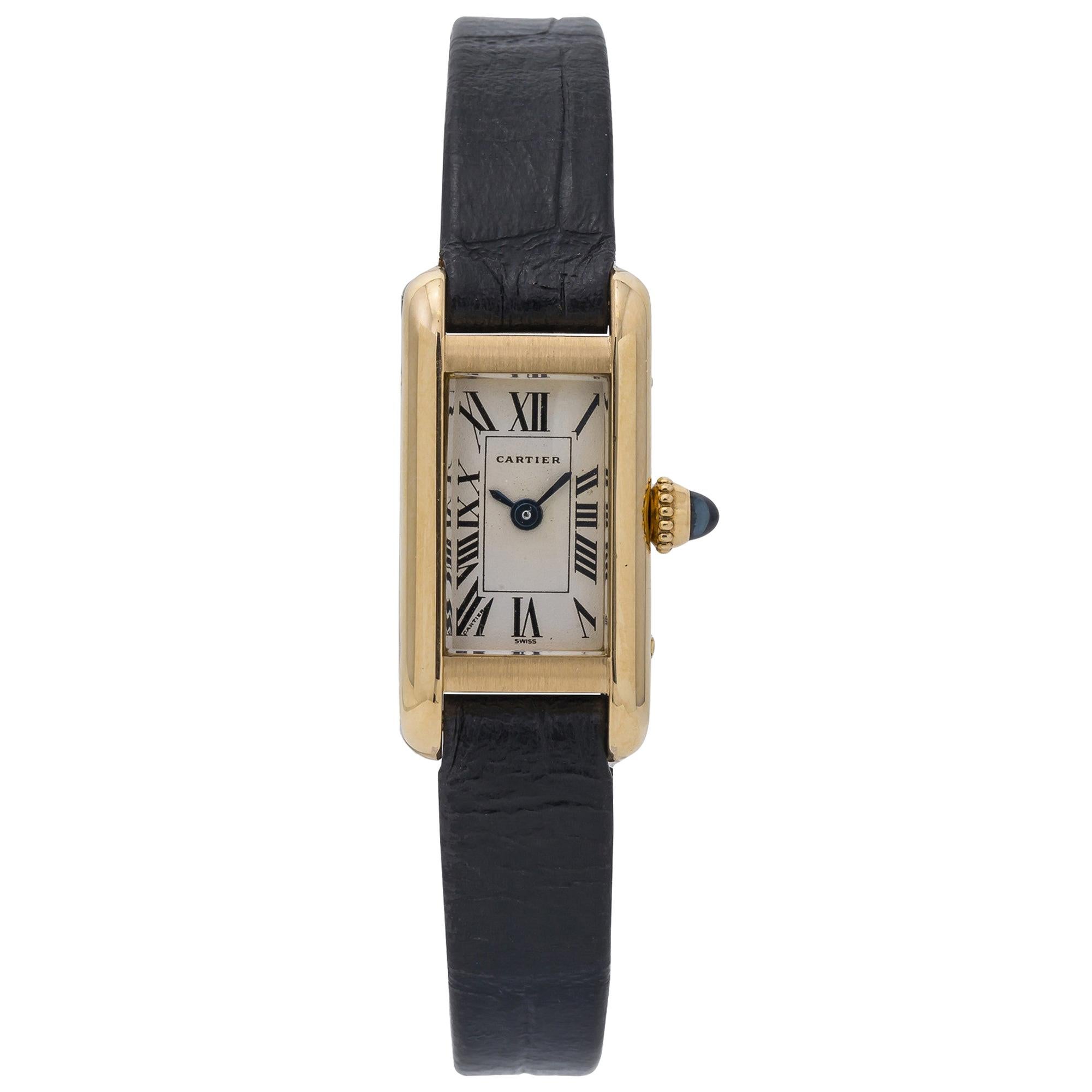 Cartier Tank Americaine 1380, White Dial, Certified and Warranty