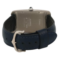 Cartier Tank Americaine 1741 Men's Automatic Watch White Dial 18 Karat Gold