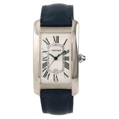 Cartier Tank Americaine 1741, Silver Dial, Certified and Warranty