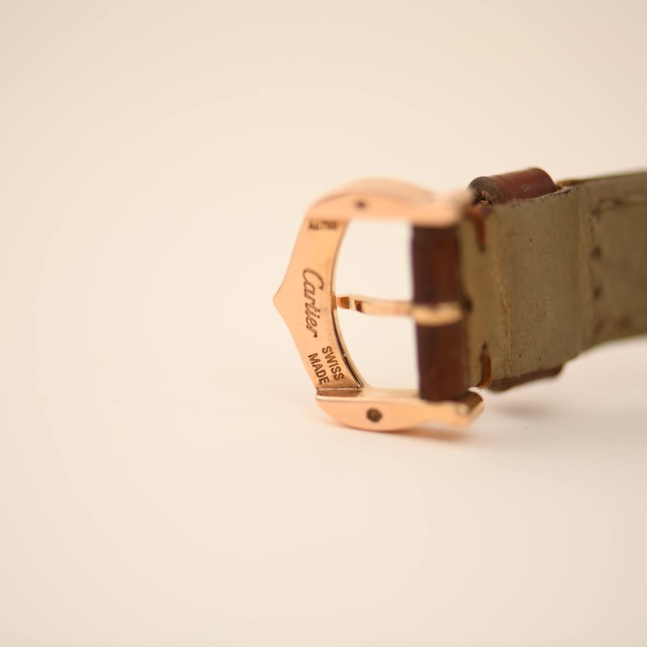 Cartier Tank Américaine 18K Rose Gold Watch Small Model W2607456 4
