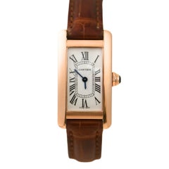 Cartier Tank Américaine 18K Rose Gold Watch Small Model W2607456